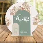 Wooden printed sign, Baby boy boho