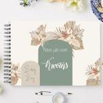 Wishes book, Baby boy boho