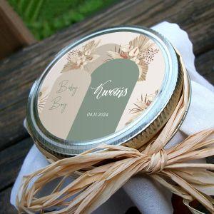 Sticker label Baby boy boho 2