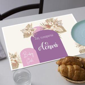 Placemat, Baby girl boho 2