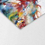 Πίνακας σε καμβά Horse in abstract colors