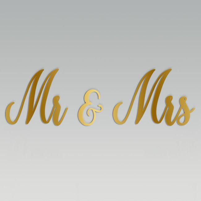 Mr & Mrs, Plexiglass