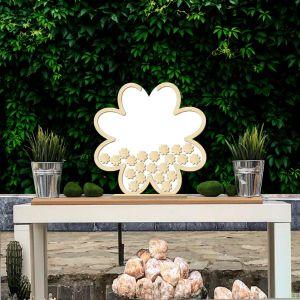 Daisy, wooden wishes board