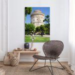 Canvas print White tower Thessaloniki