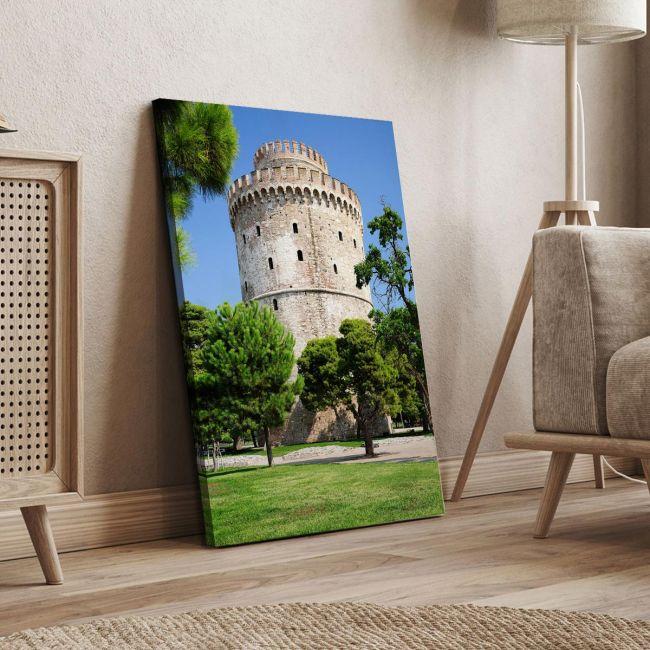 Canvas print White tower Thessaloniki