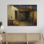 Canvas print The yard, Lebessis
