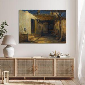 Canvas print The yard Lebessis Framed canvas View 1 2