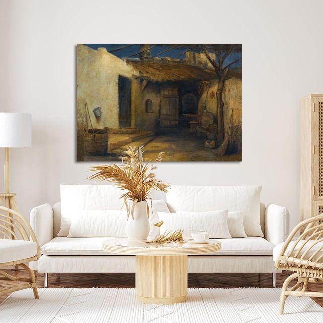 Canvas print The yard, Lebessis