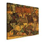 Πίνακας ζωγραφικής City in twilight, Schiele Egon