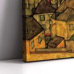 Canvas print City in twilight, Schiele Egon