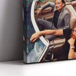 Canvas print A night sky ride