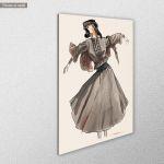 Canvas print Woman reart, (original Eggonopoulos)