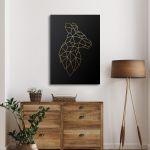 Canvas print Kangaroo vertical
