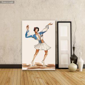 Canvas print Tsolias reart, (original Eggonopoulos)