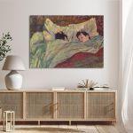 Πίνακας ζωγραφικήςIn bed, Lautrec de Toulouse H.