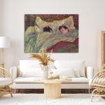 Canvas printIn bed, Lautrec de Toulouse H
