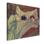Canvas printIn bed, Lautrec de Toulouse H