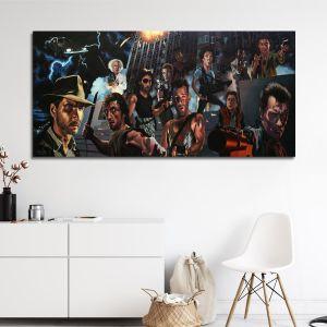 Canvas print A movie mix, panoramic