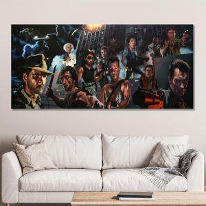 Canvas print A movie mix panoramic Framed canvas View 1 2