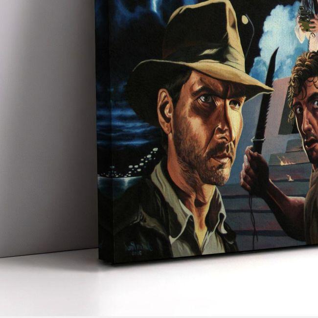 Canvas print A movie mix, panoramic