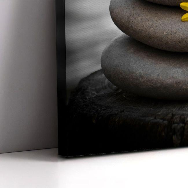 Πίνακας σε καμβά Yellow flowers balance
