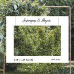 Wedding Photo prop personalized-horizontal