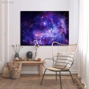 Πίνακας σε καμβά Νεφέλωμα στο διάστημα, Nebula in deep outer space