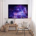 Πίνακας σε καμβά Νεφέλωμα στο διάστημα, Nebula in deep outer space