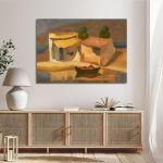 Canvas print Houses by the sea, Oikonomou M.