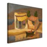 Canvas print Houses by the sea, Oikonomou M.