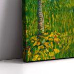 Canvas print A woman walking in a garden, Vincent van Gogh