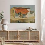 Canvas printRed awning, Oikonomou M