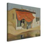 Canvas printRed awning, Oikonomou M