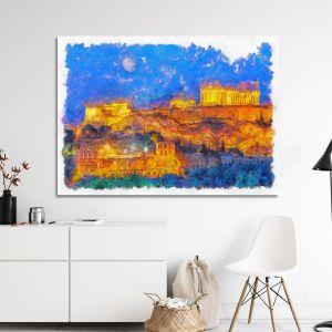 Canvas printView of modern Acropolis