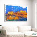Canvas printView of modern Acropolis