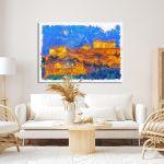 Canvas printView of modern Acropolis