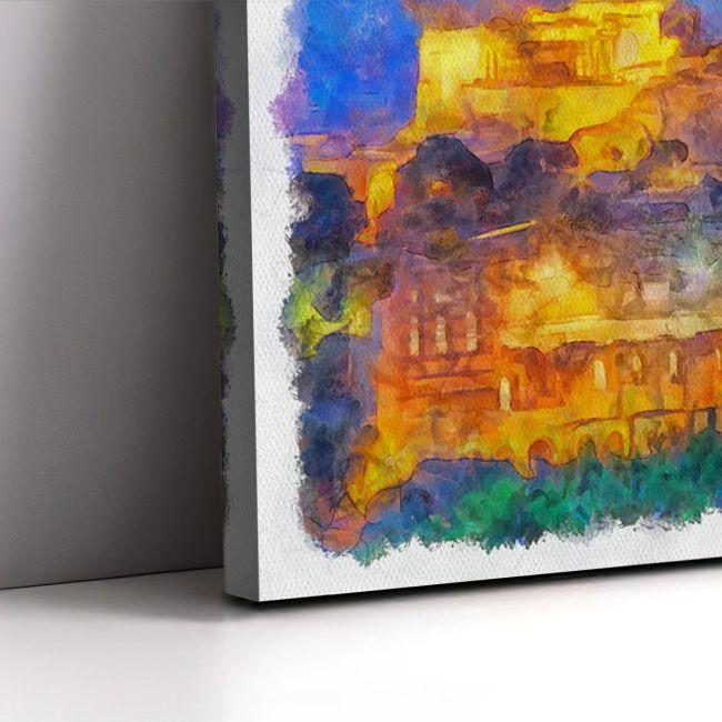 Canvas printView of modern Acropolis
