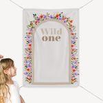 Textile BannerFloral vintage wild one