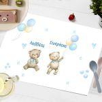 Placemat, Twin bears