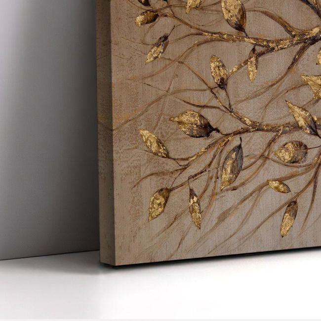 Πίνακας σε καμβά Mixed media tree, πανοραμικός