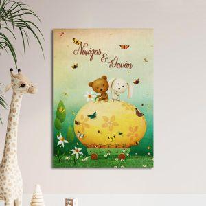 Kids canvas print Fairytale carriage ride