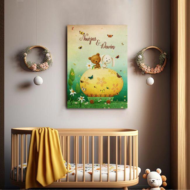 Kids canvas print Fairytale carriage ride