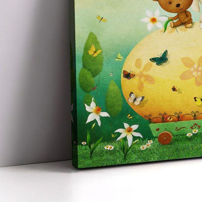 Kids canvas print Fairytale carriage ride