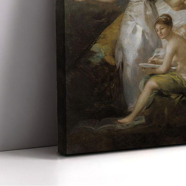 Πίνακας ζωγραφικής Truth rescued by Time witnessed by History, Goya F.