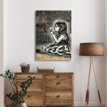 Canvas print Dandelion hearts