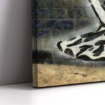 Canvas print Dandelion hearts