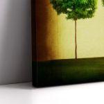 Canvas print Trees retro