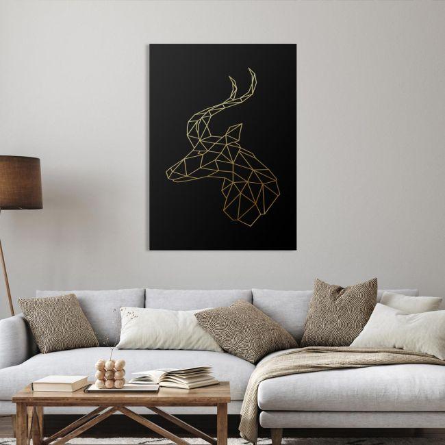 Πίνακας σε καμβά Αντιλόπη κάθετο