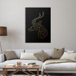 Πίνακας σε καμβά Αντιλόπη κάθετο