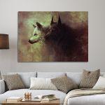Πίνακας σε καμβά Λύκοι, Wolfes